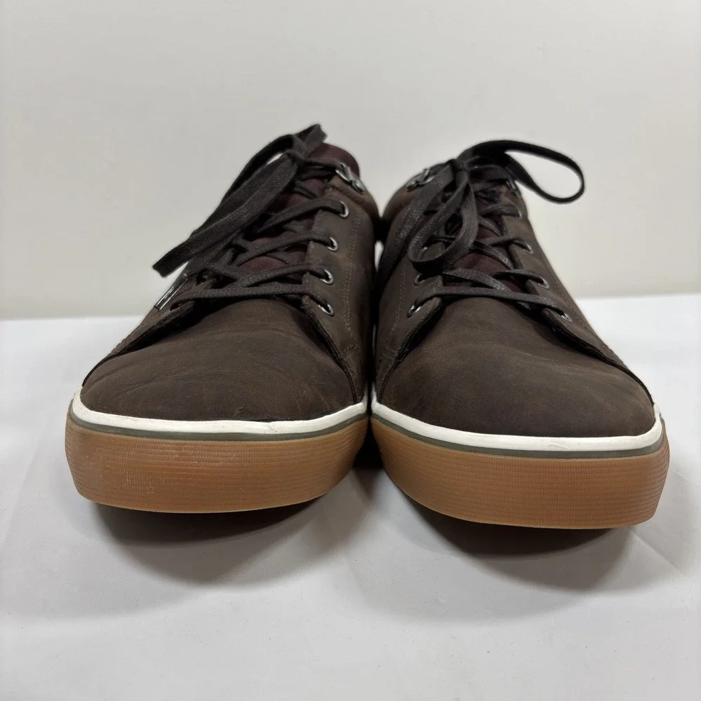 UGG Brock II Men's 13 Waterproof Sneakers Grizzly Brown Leather Suede 1098549